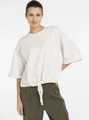 SHORT SLEEVE SWEATER