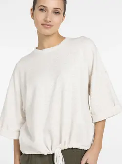 SHORT SLEEVE SWEATER