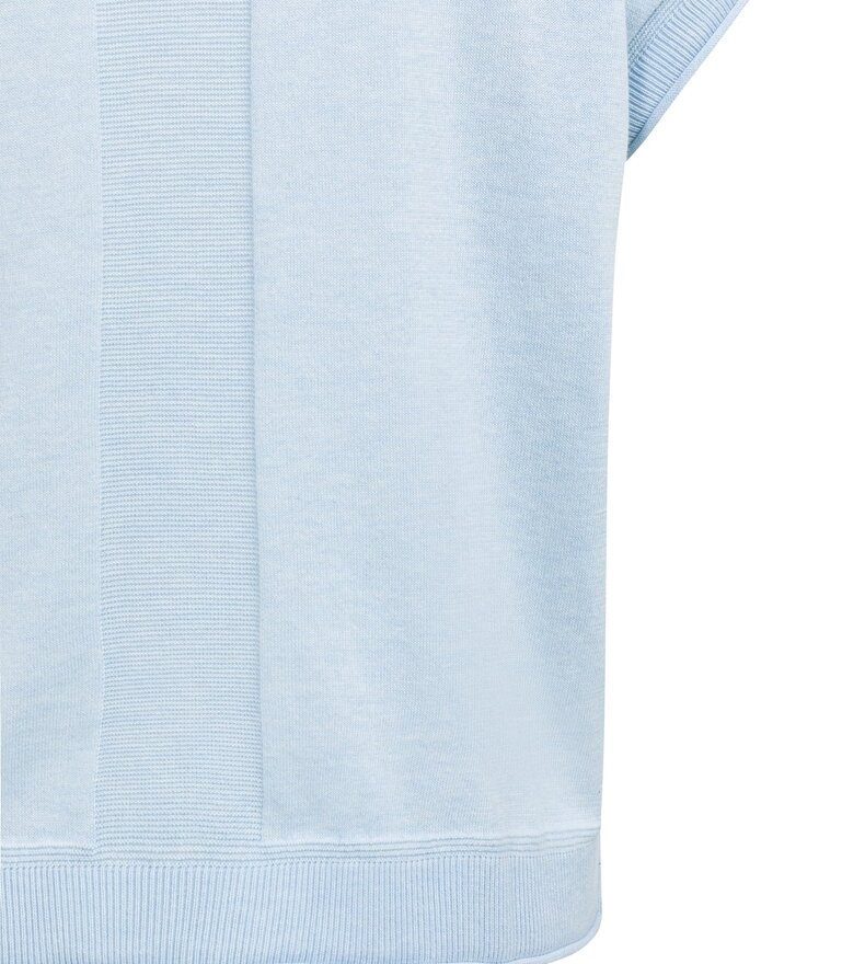 PULL EN MAILLE À MANCHES COURTES