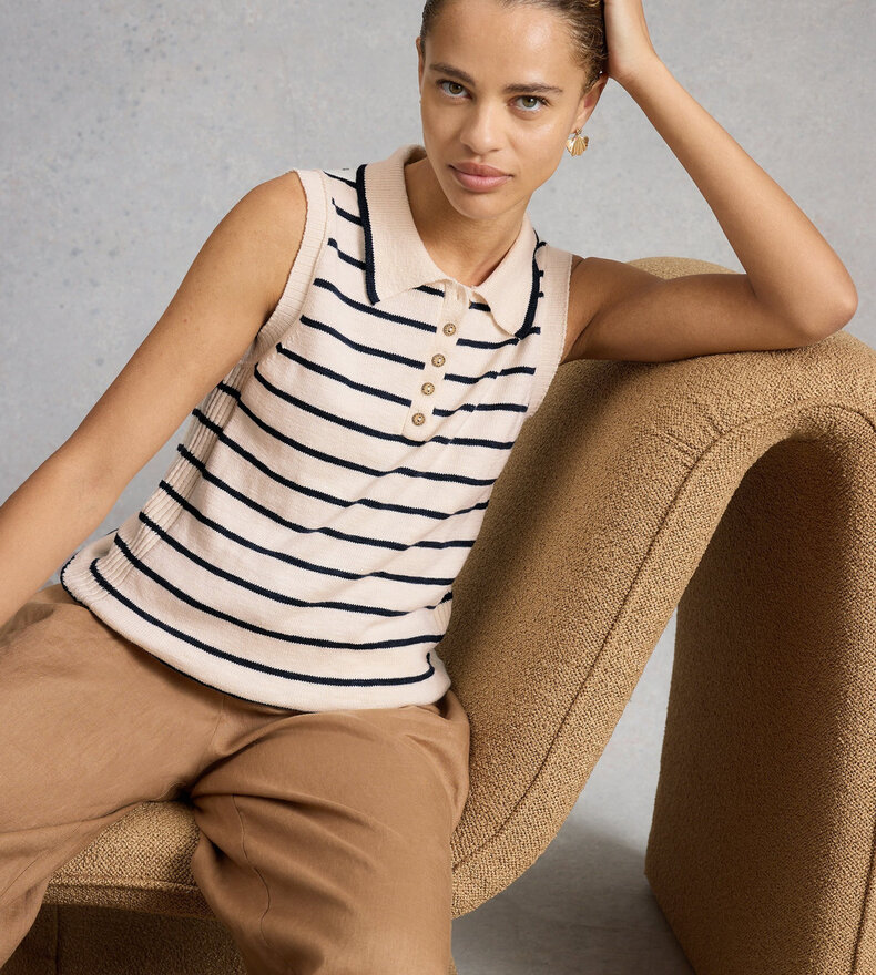 CANDICE STRIPE VEST