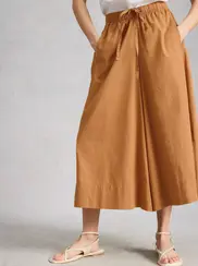 LAURYN WIDE LEG CROP TROUSERS