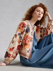 VESTE BRODÉE JOLIE