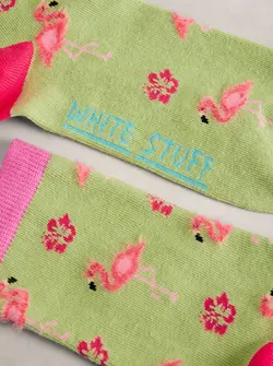FLUFFY FLAMINGO SOCK