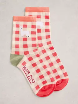 PATTERNED FLUFFY SOCK