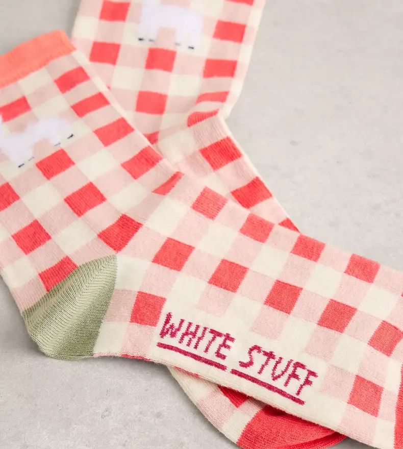 PATTERNED FLUFFY SOCK
