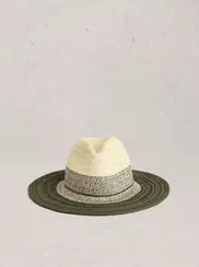 COLOUR BLOCK FEDORA