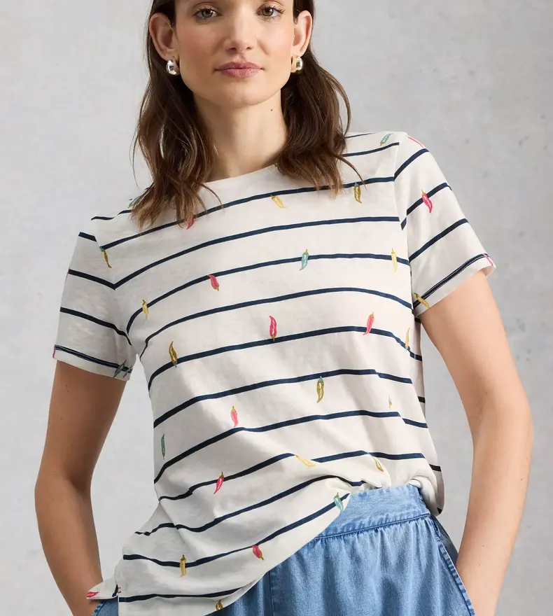 ABBIE STRIPE TEE