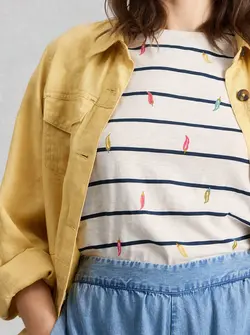 ABBIE STRIPE TEE