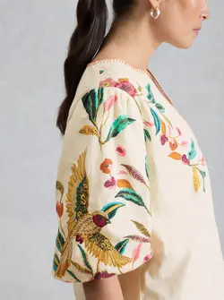 MAEVE EMBROIDERED TOP