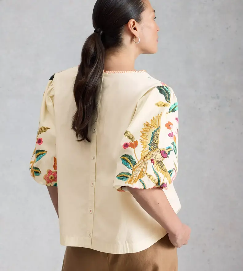 MAEVE EMBROIDERED TOP