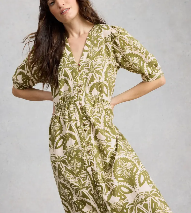 FERN LINEN DRESS