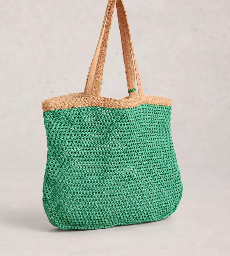 LYLA WOVEN TOTE BAG