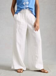 PANTALONS EN LIN SASHA