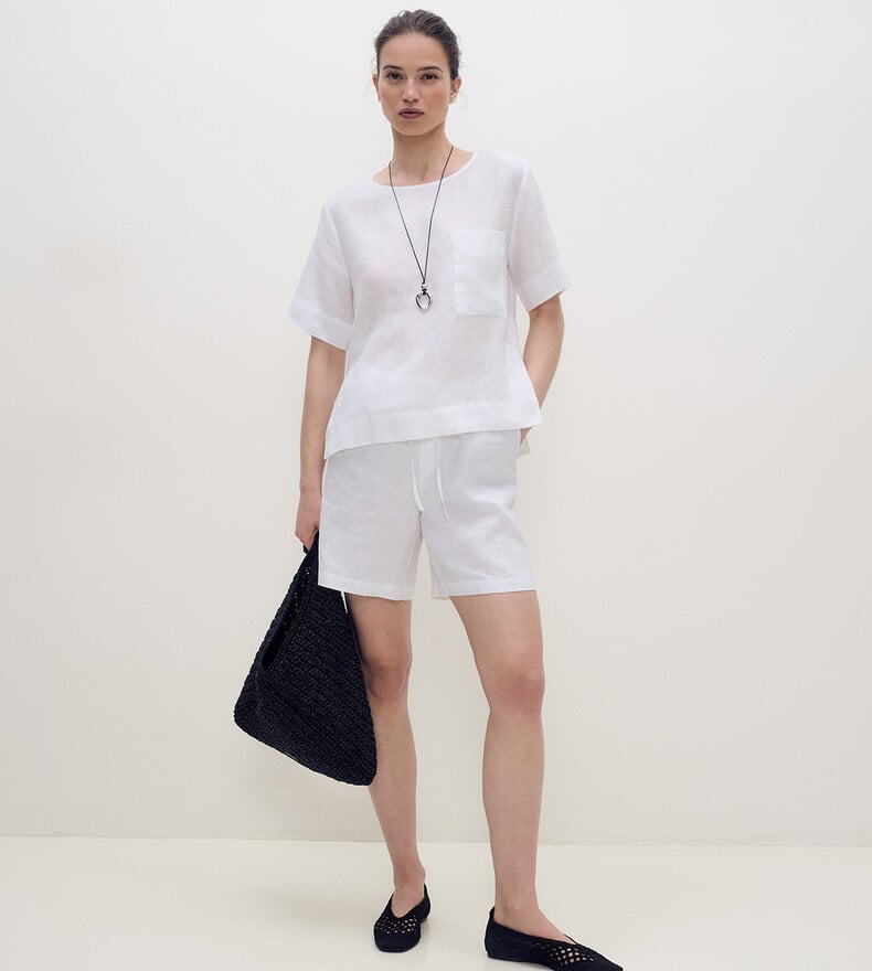 DEIA LINEN TEE