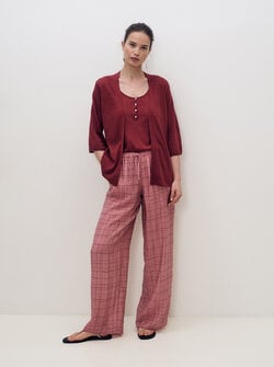 CARDIGAN EN LIN NARA