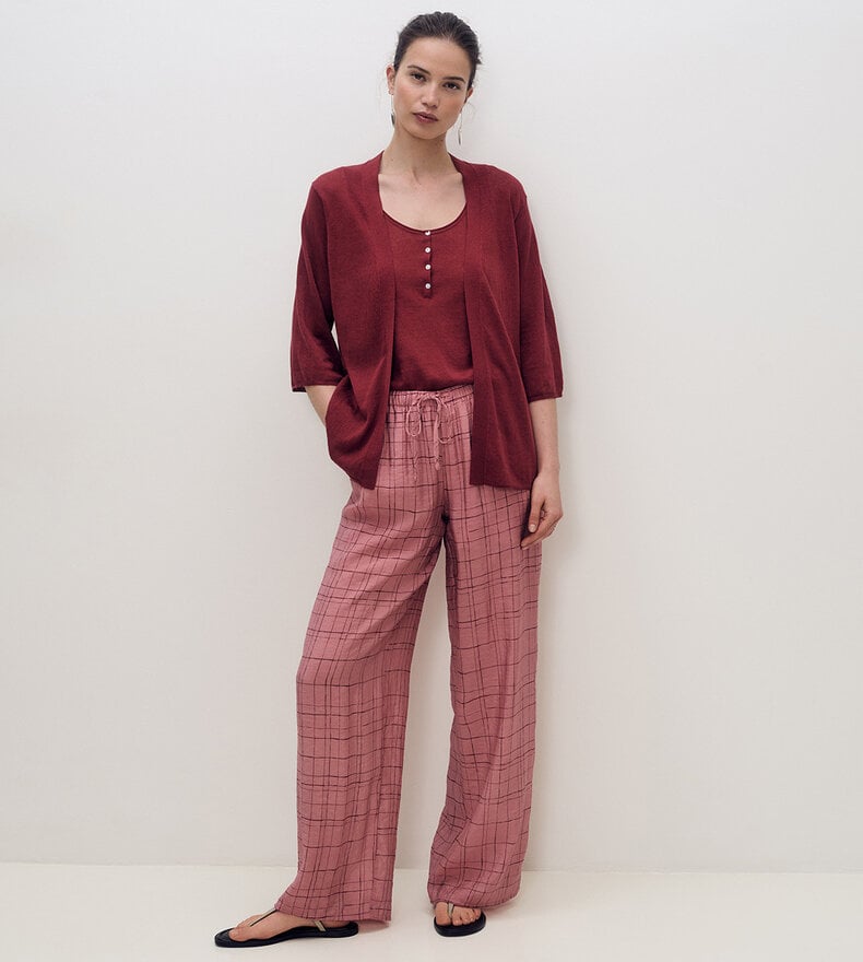 CARDIGAN EN LIN NARA