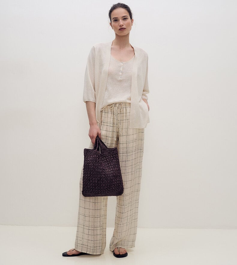 CARDIGAN EN LIN NARA