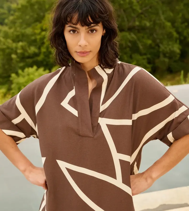 PRINTED DRESS