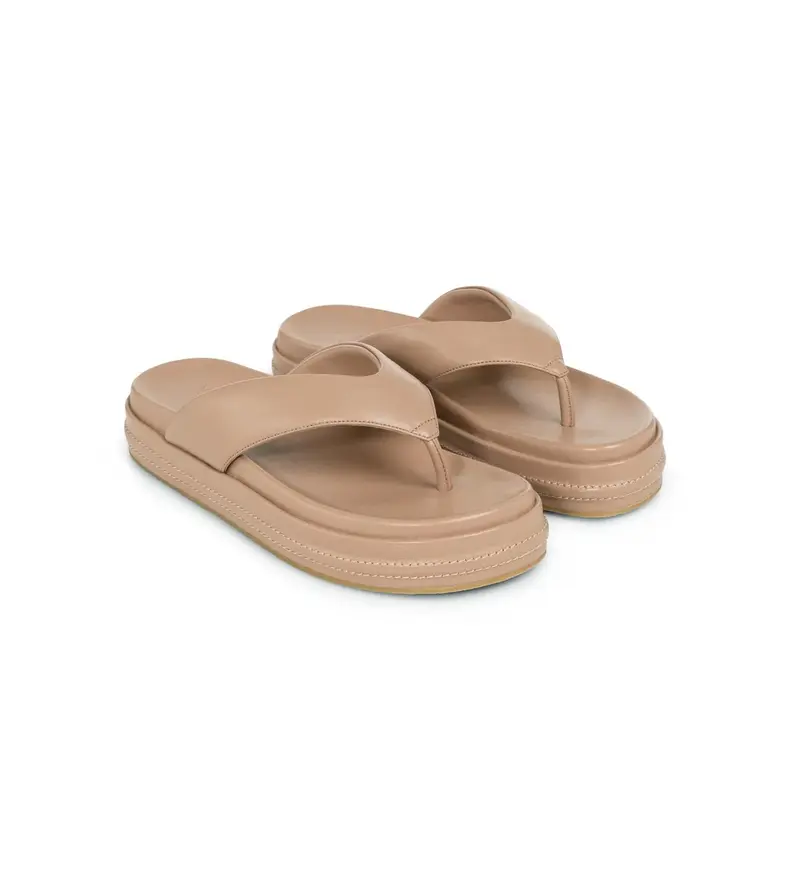 SANDALES EN CUIR