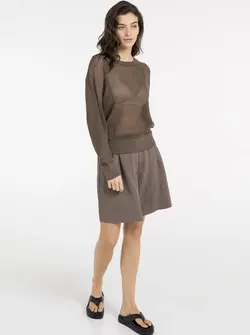 MESH RAGLAND SWEATER