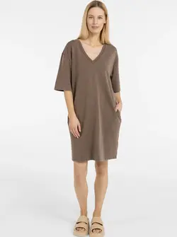 JERSEY V-NECK DRESS