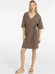 JERSEY V-NECK DRESS