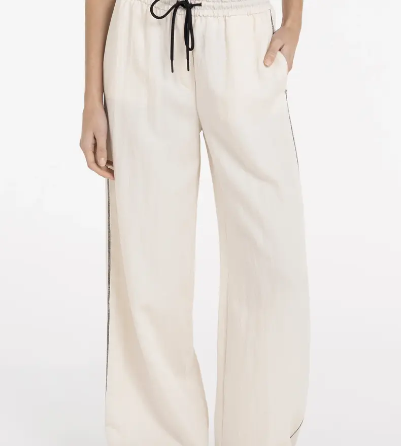 PANTALONS À JAMBES LARGES
