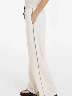 PANTALONS À JAMBES LARGES