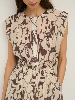 ROBE EN VISCOSE IMPRIMÉE MANILAS