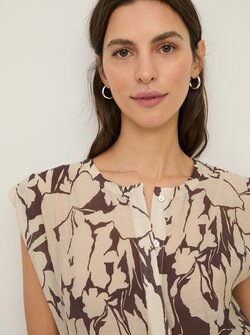 MANILAS PRINTED VISCOSE DRESS