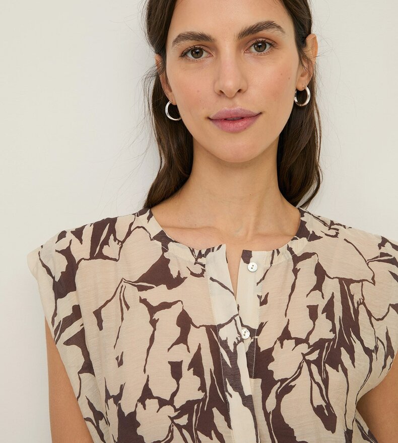 ROBE EN VISCOSE IMPRIMÉE MANILAS