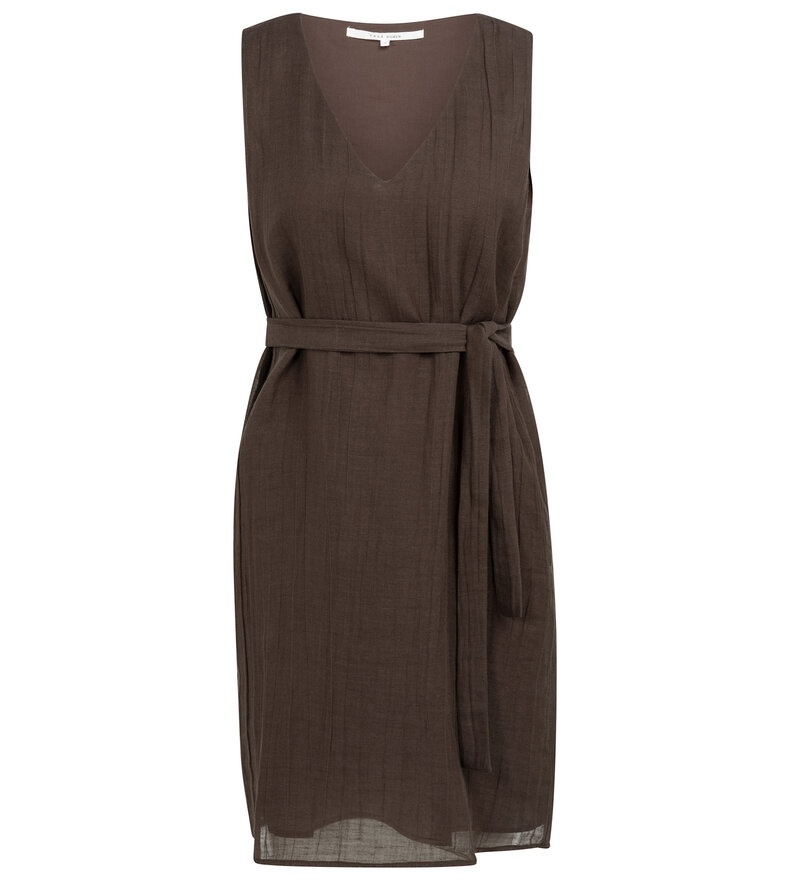 V-NECK DRESS
