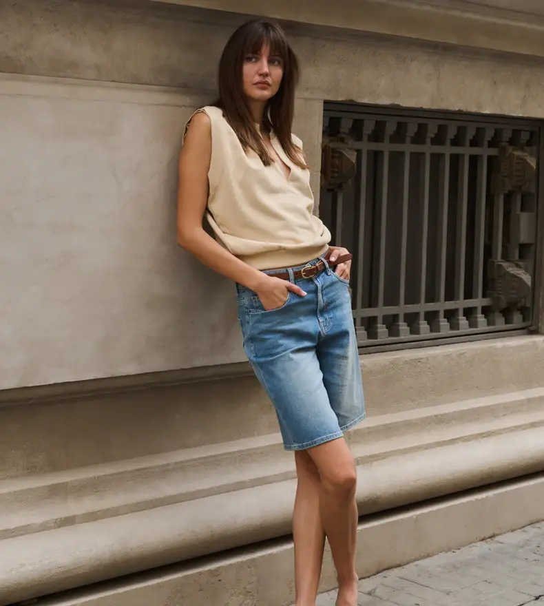 SHORTS EN DENIM