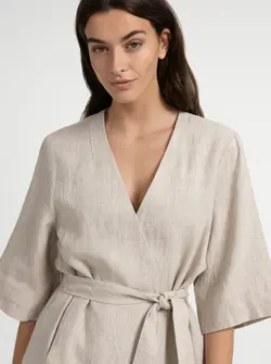 VESTE EN MÉLANGE DE LIN