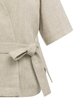VESTE EN MÉLANGE DE LIN
