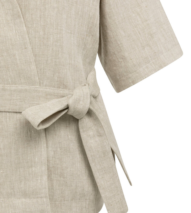 VESTE EN MÉLANGE DE LIN