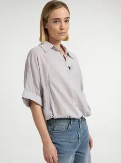 BLOUSE MANCHES LARGES