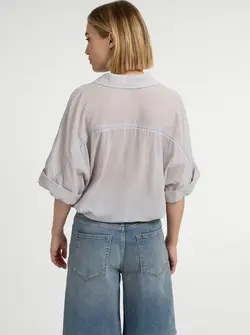 BLOUSE MANCHES LARGES