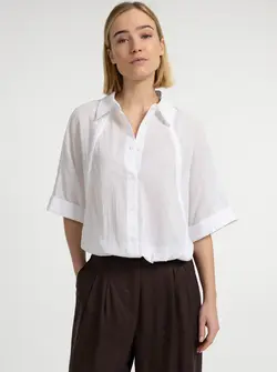 BLOUSE MANCHES LARGES