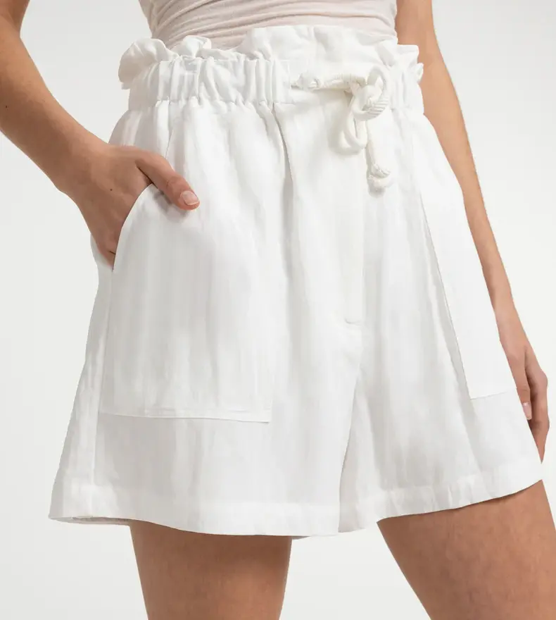 BERMUDA TAILLE FRONCÉE