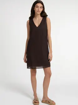 V-NECK DRESS