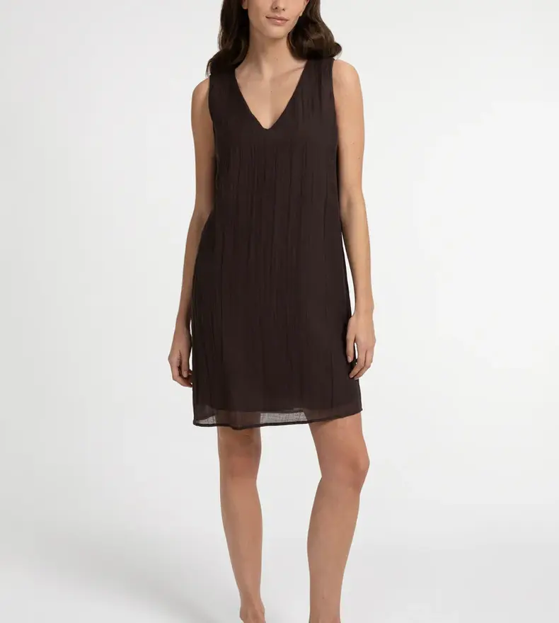 V-NECK DRESS
