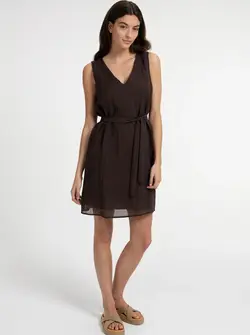 V-NECK DRESS
