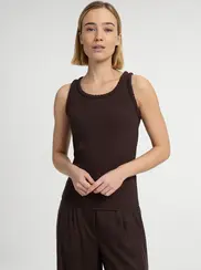 BRAIDED TRIM SINGLET