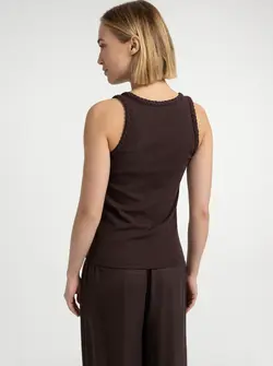 BRAIDED TRIM SINGLET