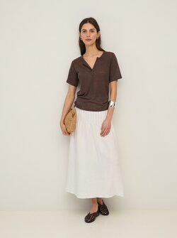 CAMI HEMP MIDI SKIRT
