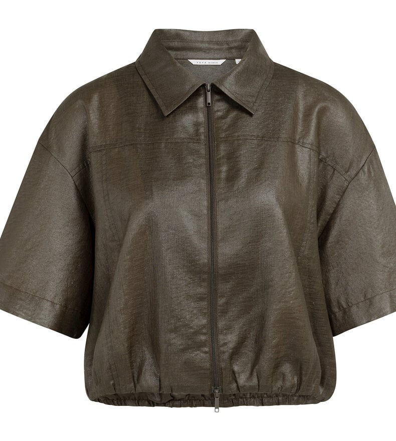 COATED BLOUSE JACKET