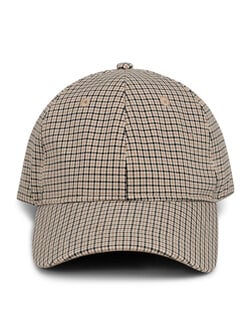 CASQUETTE À MOTIF À CARREAUX