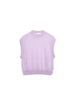 GILET EN MOHAIR MÉLANGÉ
