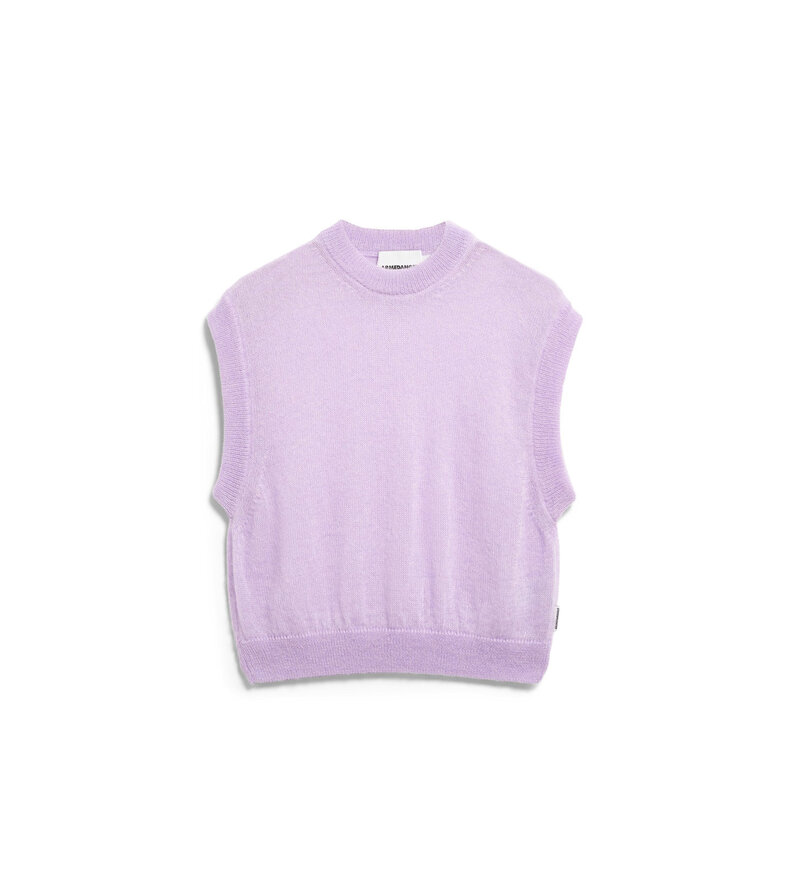 MOHAIR BLEND KNIT VEST